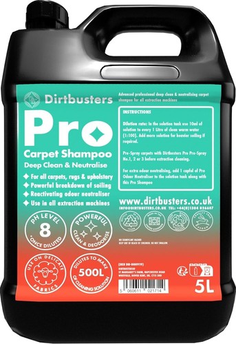 Dirtbusters pro carpet - dirtbusters, shampoo